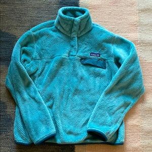 Patagonia retool fleece in teal